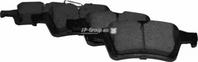 JP GROUP 1563701510 -  Колодки тормозные дисковые задниеие, комплект